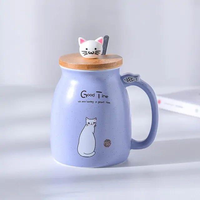 450ml Ceramics Cat Mug Pfoten Plaza