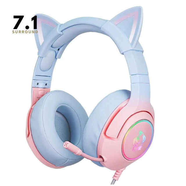 Cute Cat Ear Headphone with Mic Pfoten Plaza