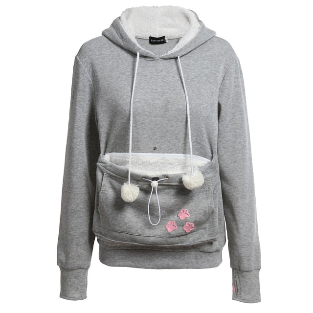 Katzen Hoodie Pfoten Plaza