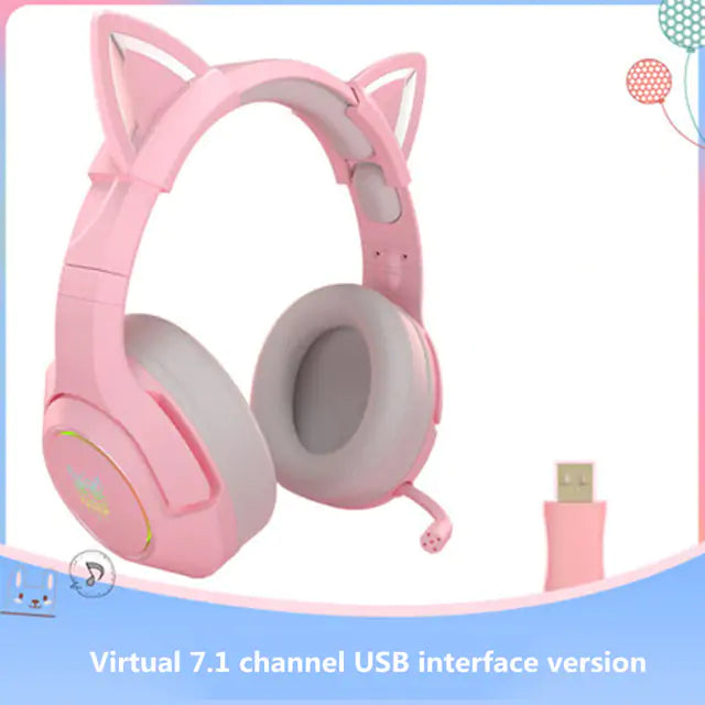 Cute Cat Ear Headphone with Mic Pfoten Plaza