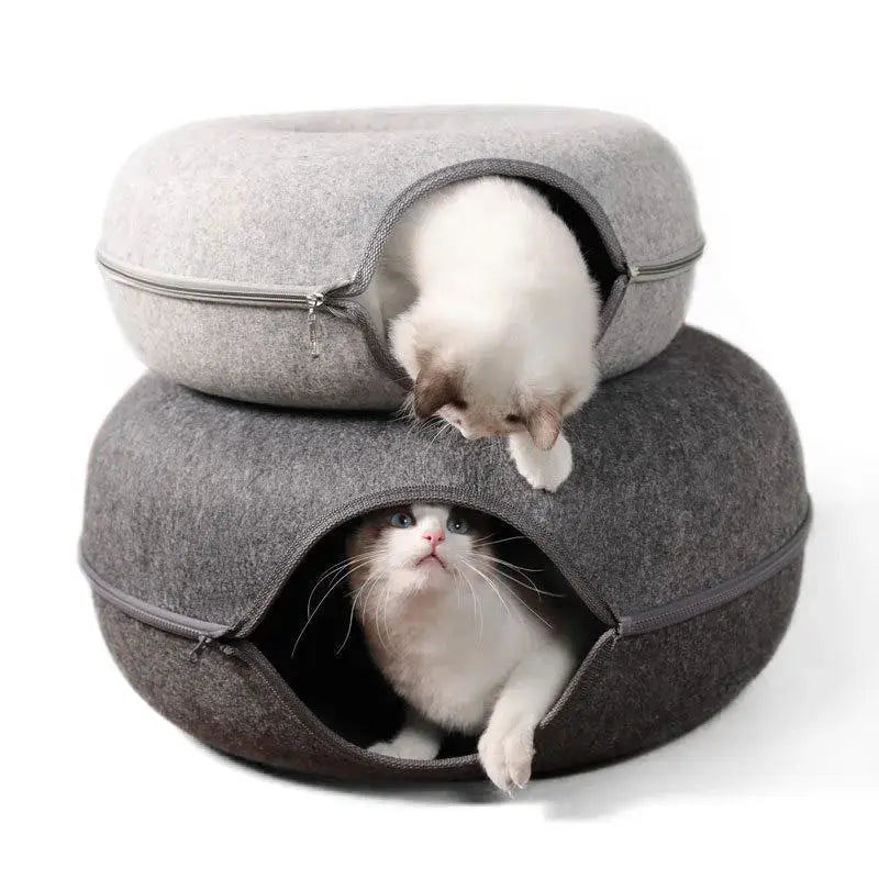 Cat Donut Bed Pfoten Plaza