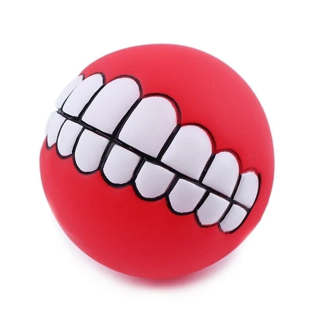 Pet Ball Teeth Silicon Chew Toys for Large Breeds Pfoten Plaza