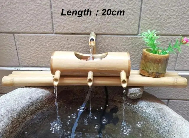 Bamboo Aquarium Water Recycling Feng Shui Decoration Tube Pfoten Plaza