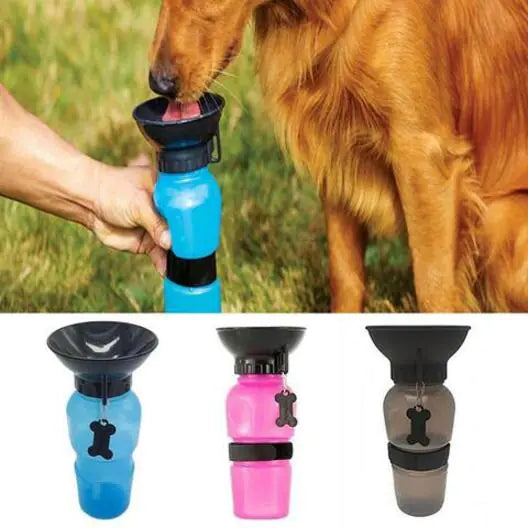 Portable Water Bottle Drinker For Pet Dogs Pfoten Plaza