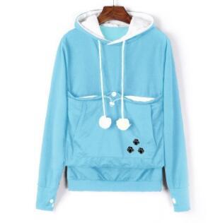 Katzen Hoodie Pfoten Plaza