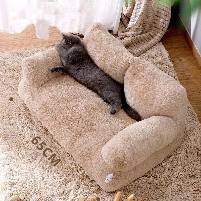 Luxury Cat Bed Sofa Pfoten Plaza