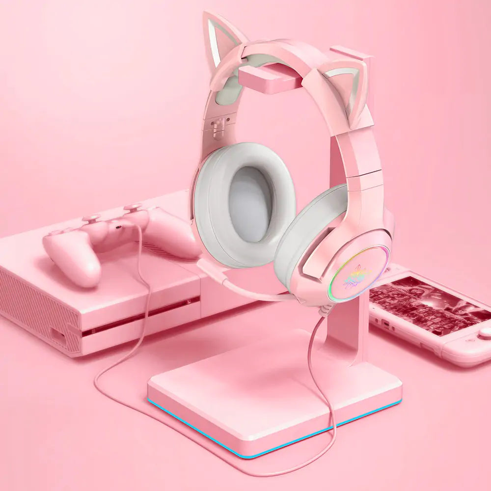 Cute Cat Ear Headphone with Mic Pfoten Plaza