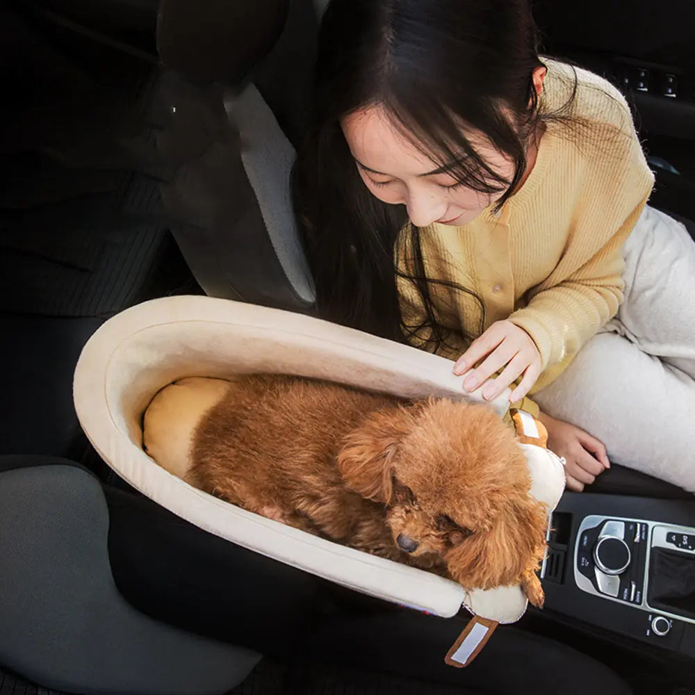 Puppy Cat Bed for Car Pfoten Plaza