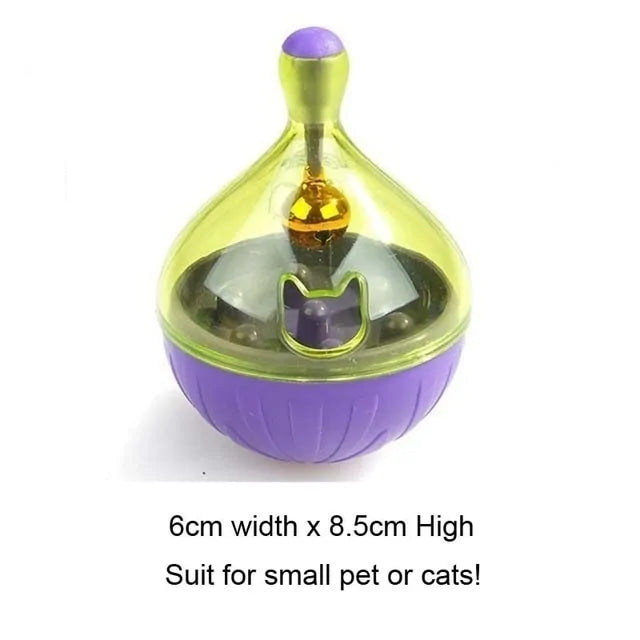 Interactive Cat Toy IQ Treat Ball Smarter Pfoten Plaza