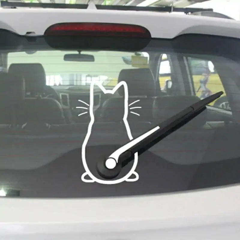 Cat Car Stickers Pfoten Plaza