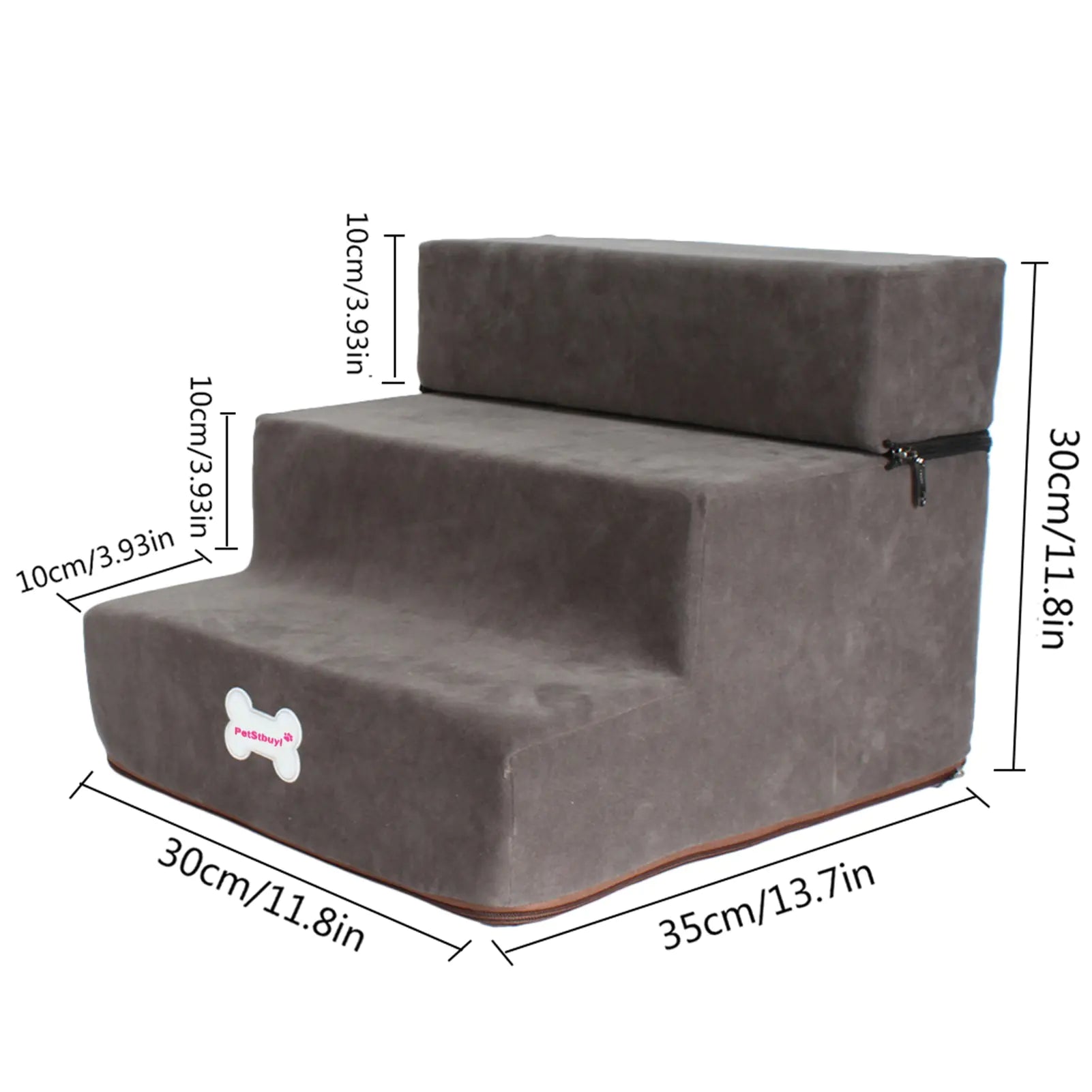 Foldable Anti-Slip Dogs Bed Stairs Pfoten Plaza