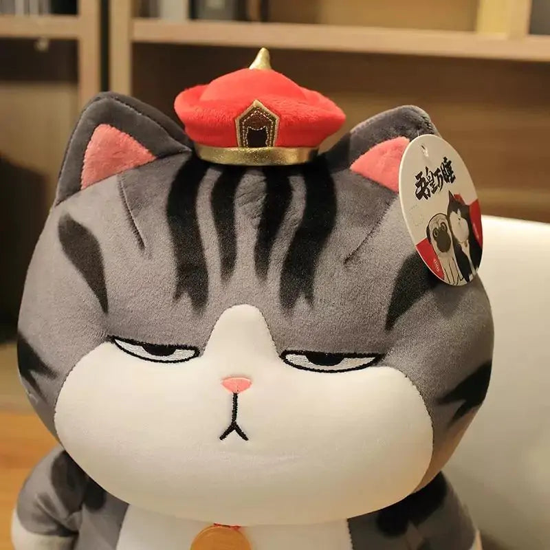 Kawaii Moody Giant Cat Plush Pfoten Plaza