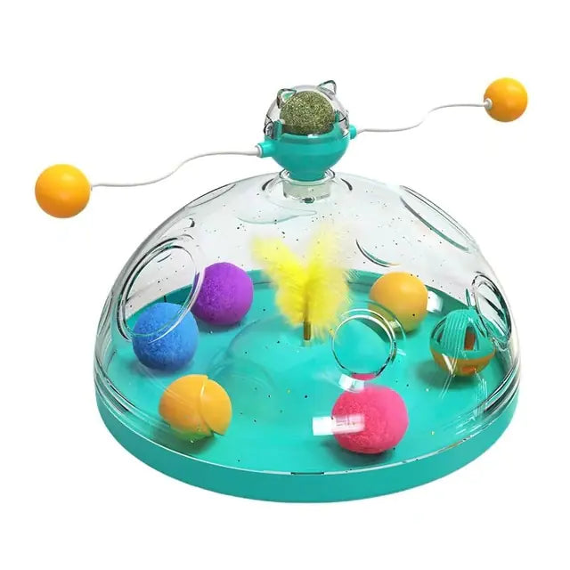 Multifunctional Turntable Pet Toys Pfoten Plaza