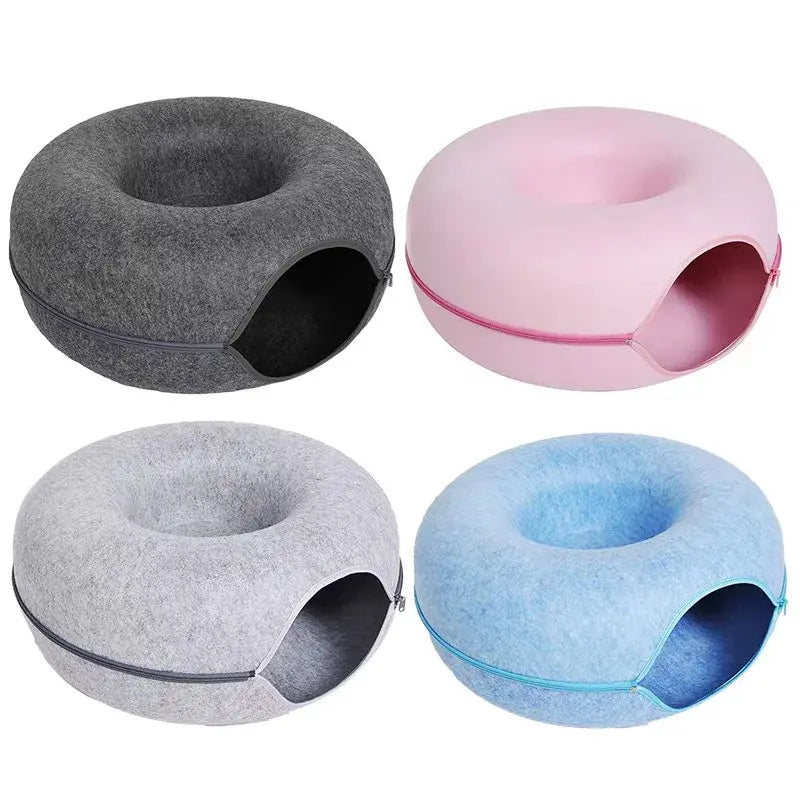 Cat Donut Bed Pfoten Plaza