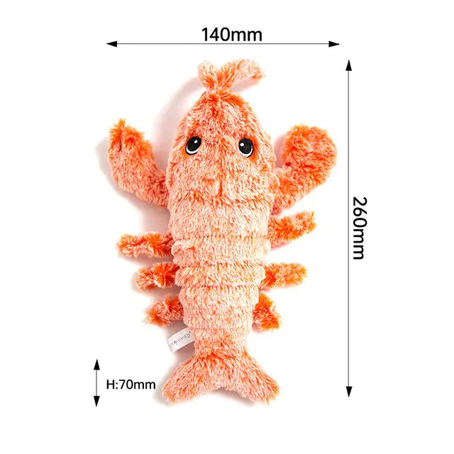 Jumping Shrimp Cat Toy Pfoten Plaza