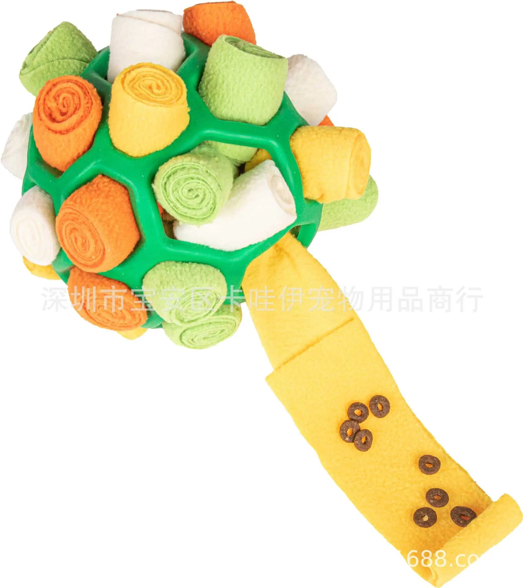 Pet smell fried ball toy dog blind box hidden food rubber ball puzzle smell leaky food ball Hypersku