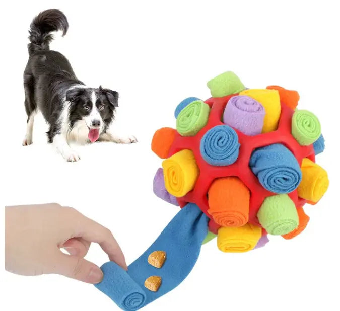 Pet smell fried ball toy dog blind box hidden food rubber ball puzzle smell leaky food ball Hypersku