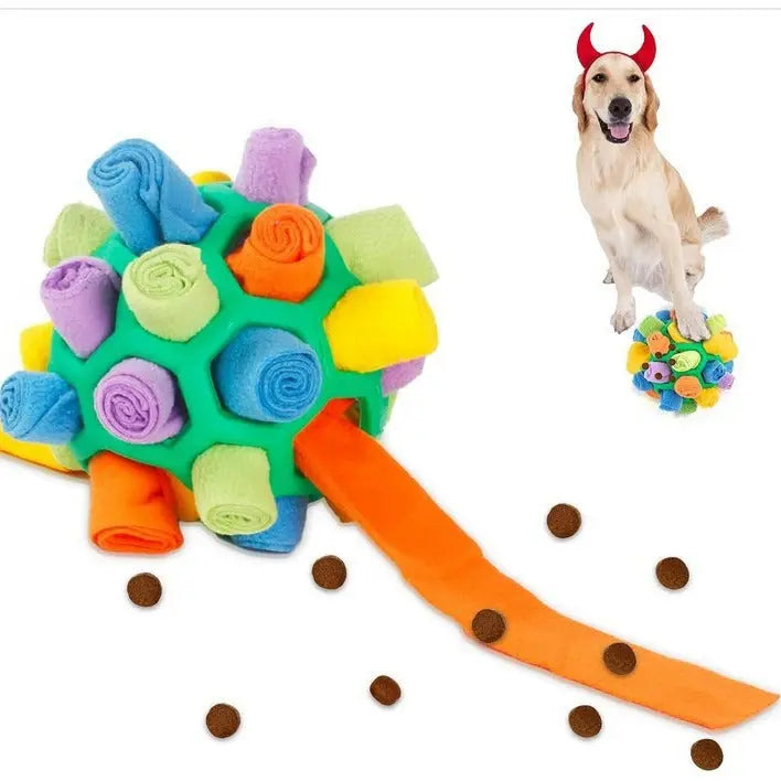 Pet smell fried ball toy dog blind box hidden food rubber ball puzzle smell leaky food ball Hypersku