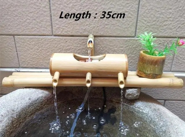 Bamboo Aquarium Water Recycling Feng Shui Decoration Tube Pfoten Plaza