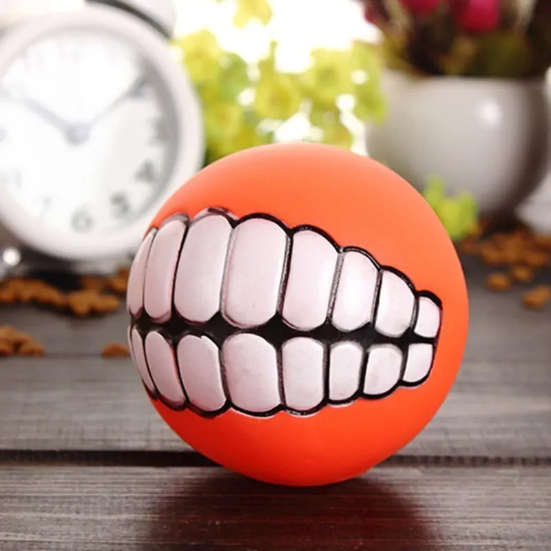 Pet Ball Teeth Silicon Chew Toys for Large Breeds Pfoten Plaza