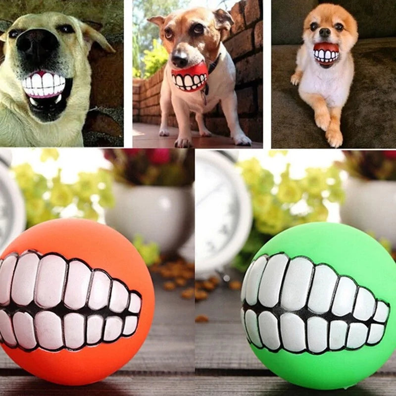 Pet Ball Teeth Silicon Chew Toys for Large Breeds Pfoten Plaza