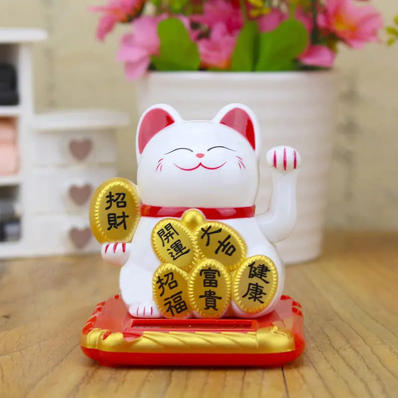 Chinese Lucky Wealth Waving Cat Pfoten Plaza