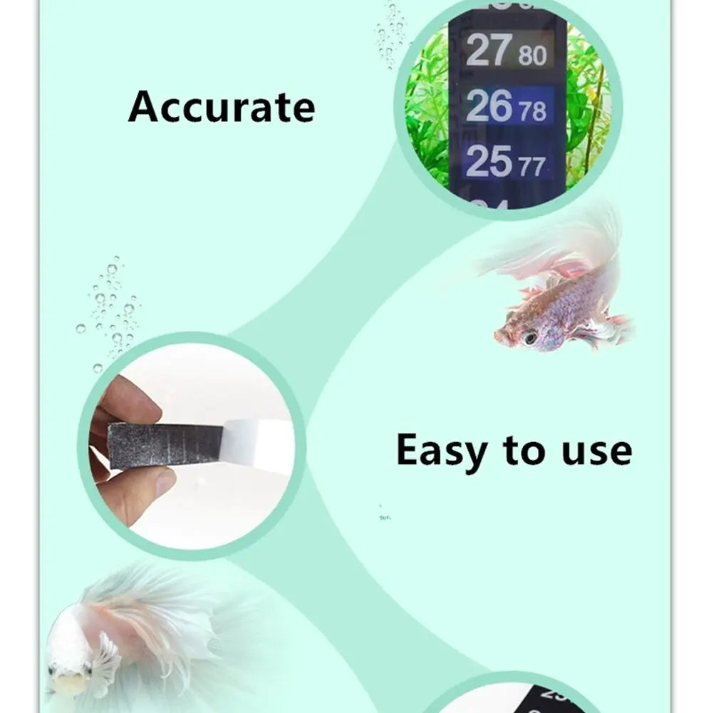 Aquarium Dual Scale Thermometer Stick Pfoten Plaza