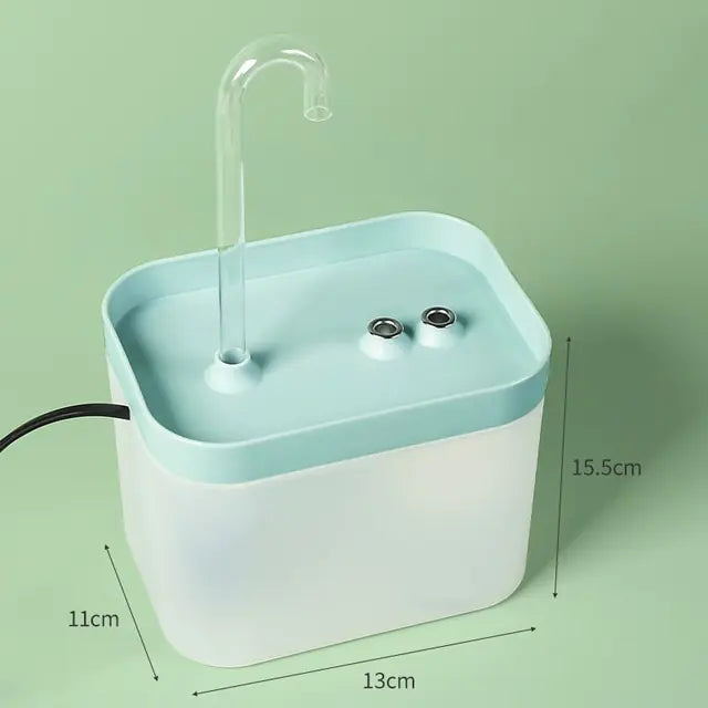 1.5L Automatic Cat Water Fountain Filter Pfoten Plaza