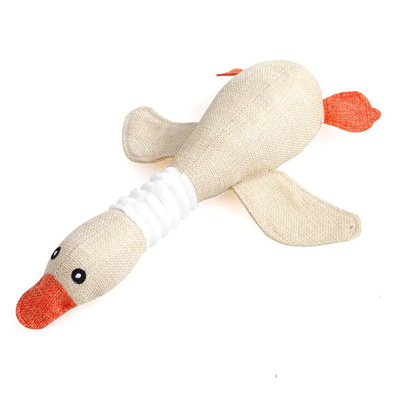 Dog Duck Toy Pfoten Plaza