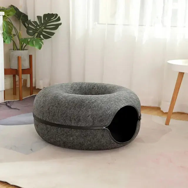 Cat Donut Bed Pfoten Plaza