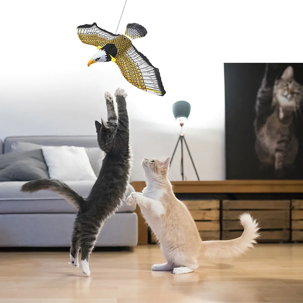 Interactive Electric Bird Cat Toy Pfoten Plaza