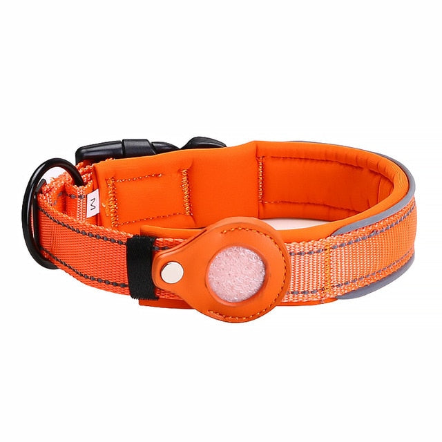 Hundehalsband mit integriertem Tracker Pfoten Plaza