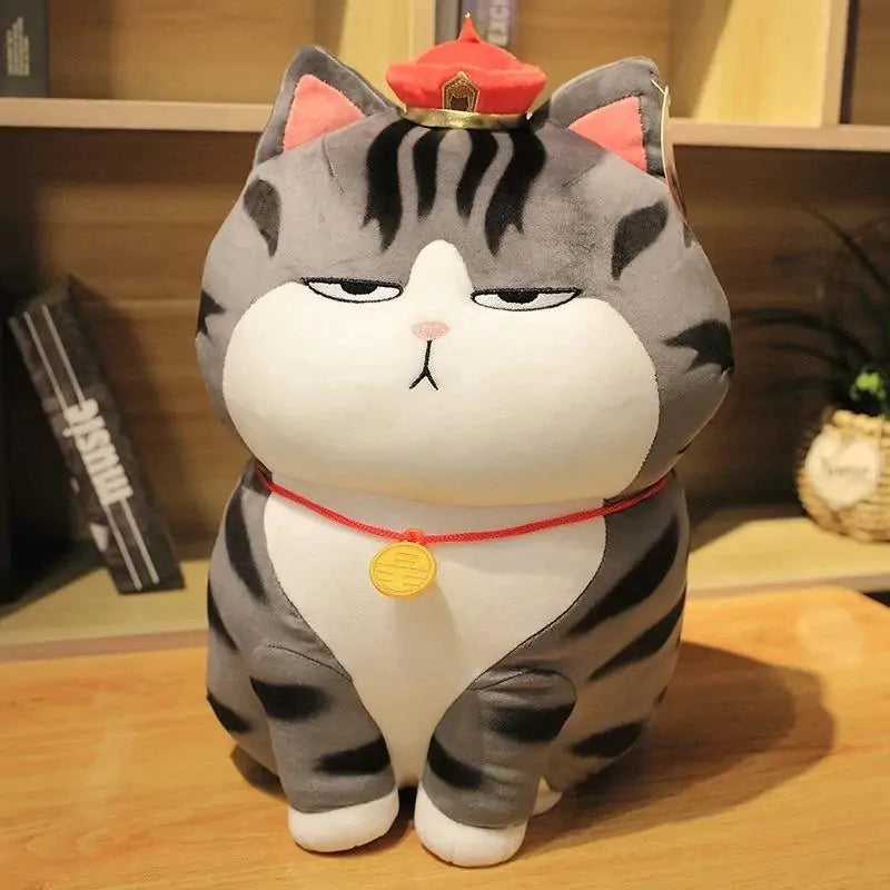 Kawaii Moody Giant Cat Plush Pfoten Plaza