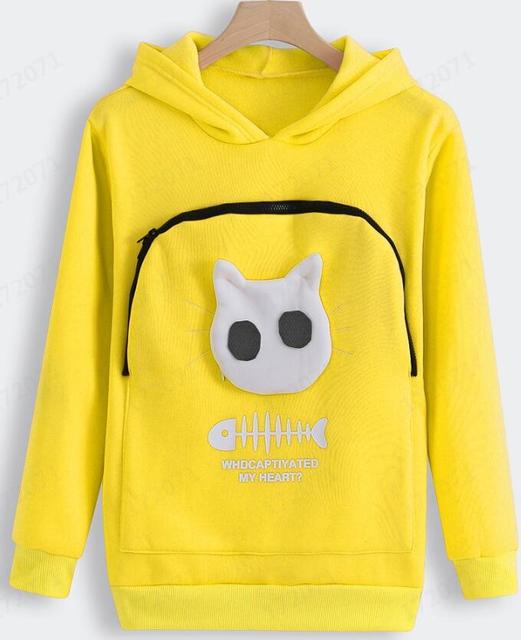 Katzen Hoodie Pfoten Plaza