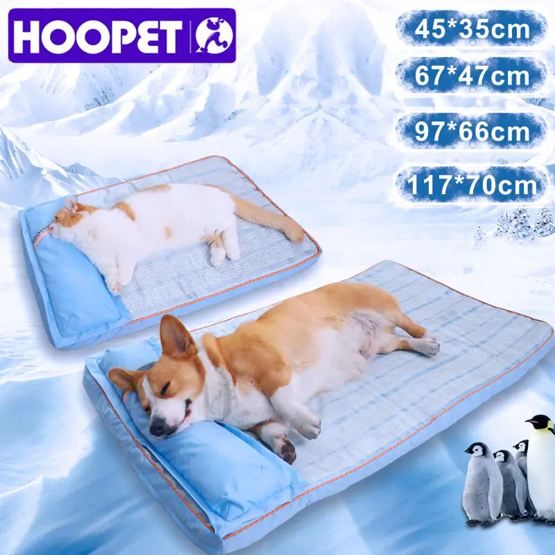 HOOPET Summer Dog Bed Thick Mat Pfoten Plaza