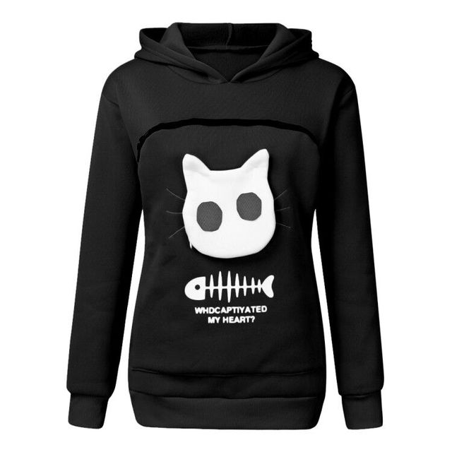 Katzen Hoodie Pfoten Plaza