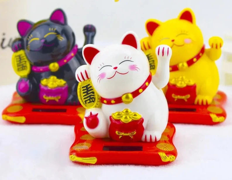 Chinese Lucky Wealth Waving Cat Pfoten Plaza