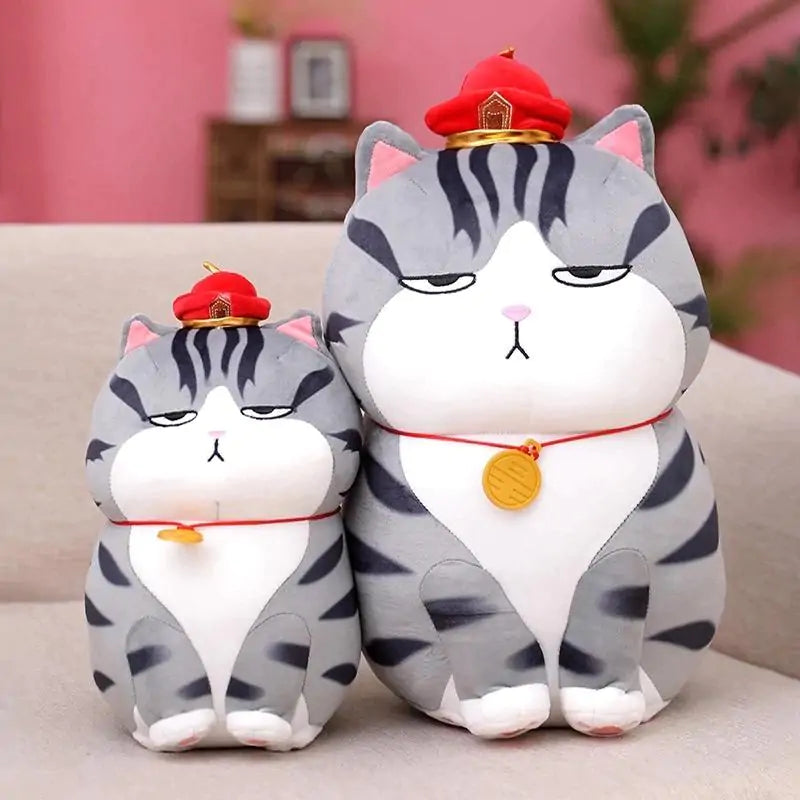 Kawaii Moody Giant Cat Plush Pfoten Plaza