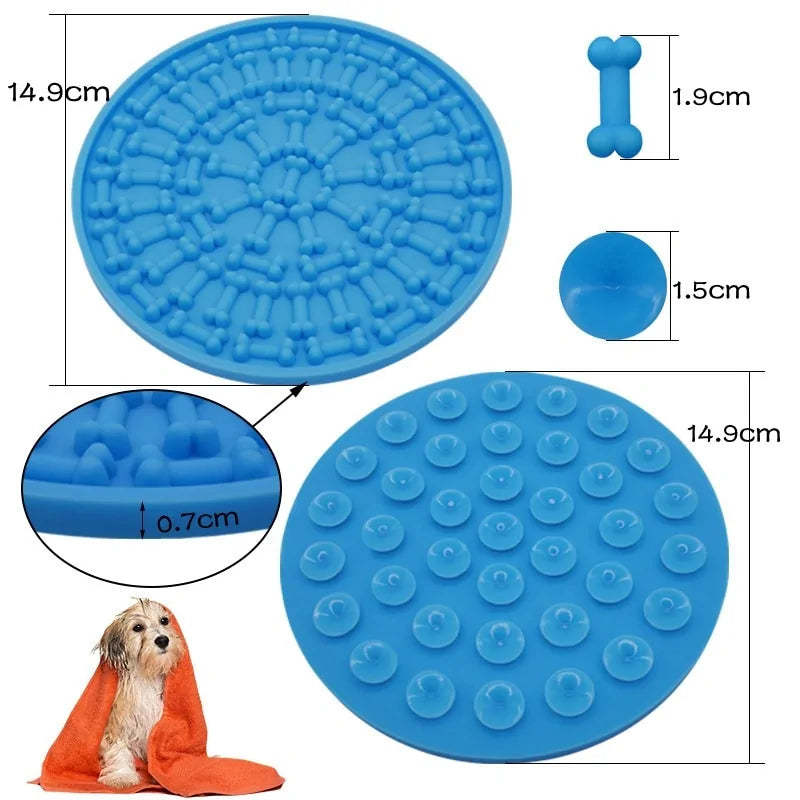 Lick Mat: Dog Feeding and Grooming Distraction Toy Pfoten Plaza