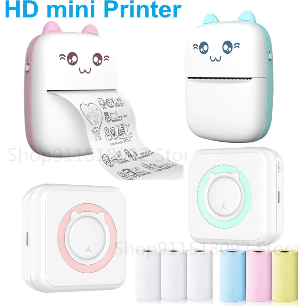 Cat Shape Mini Printer Pfoten Plaza