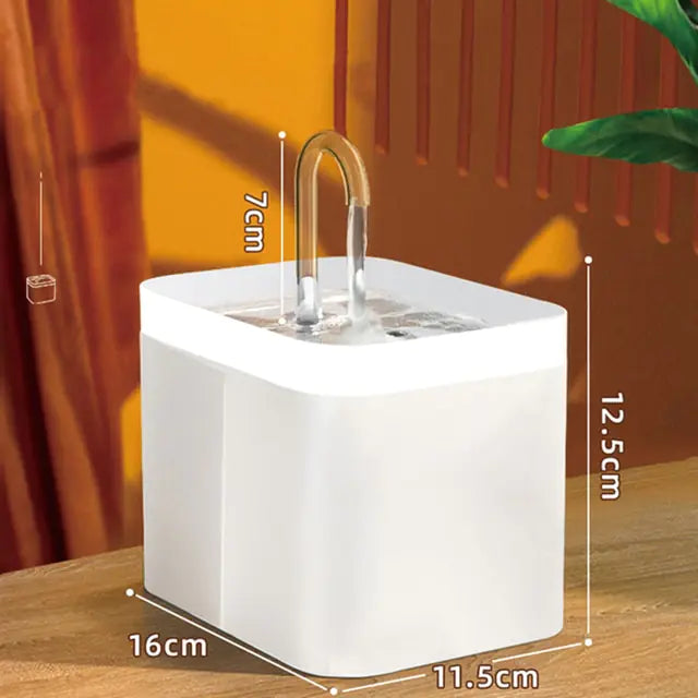 1.5L Automatic Cat Water Fountain Filter Pfoten Plaza