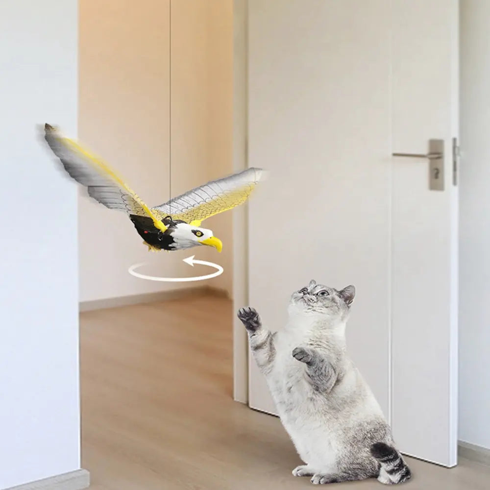 Interactive Electric Bird Cat Toy Pfoten Plaza