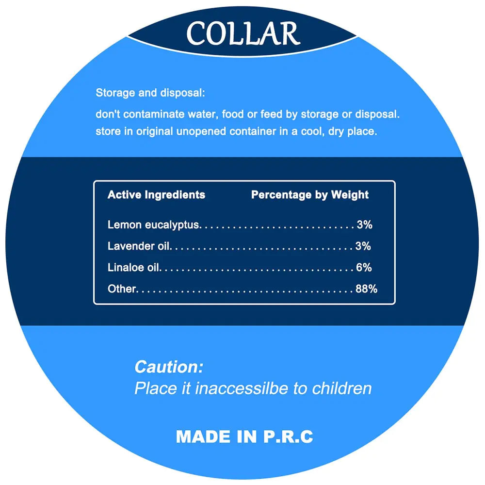 Anti-parasitic Adjustable Dog Collar Pfoten Plaza