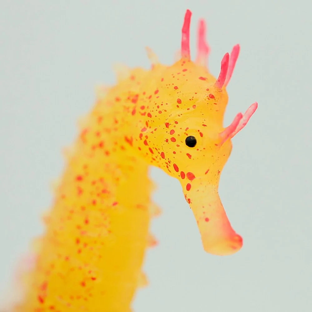 Silicone Luminous Sea Horse Aquarium Decoration Pfoten Plaza