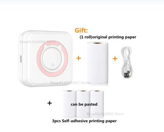 Cat Shape Mini Printer Pfoten Plaza