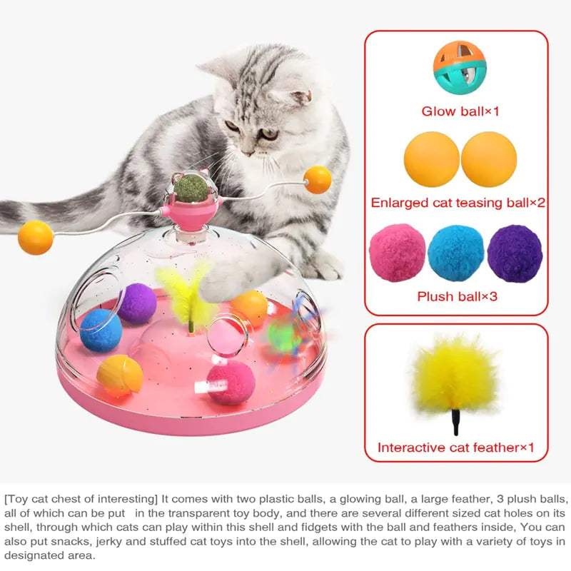 Multifunctional Turntable Pet Toys Pfoten Plaza