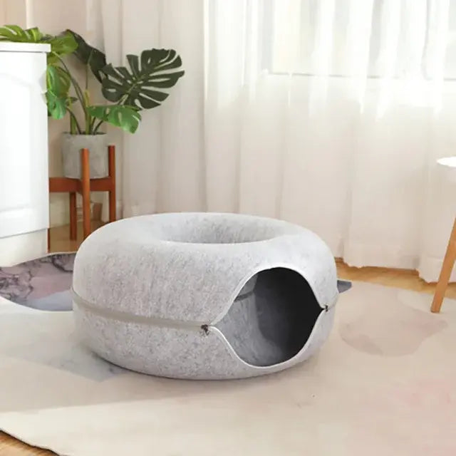 Cat Donut Bed Pfoten Plaza