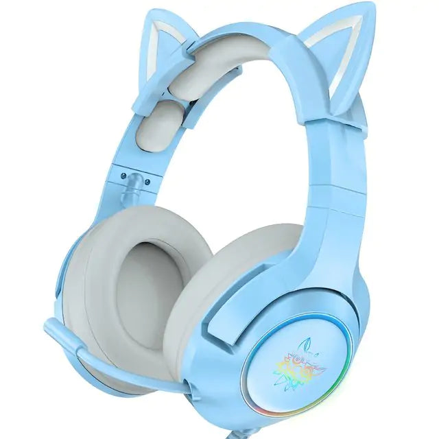 Cute Cat Ear Headphone with Mic Pfoten Plaza