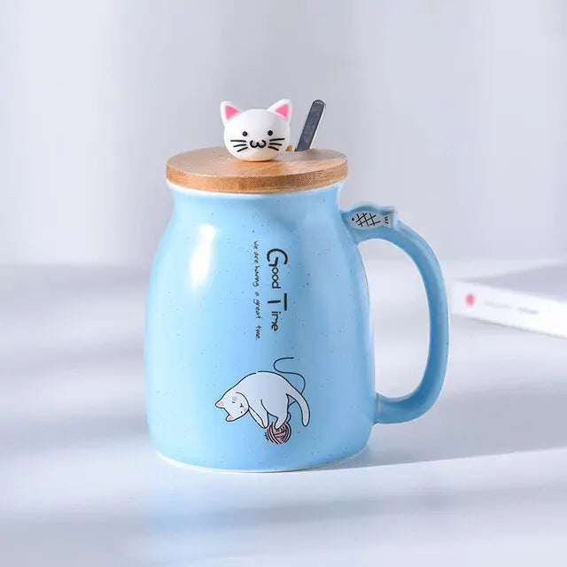 450ml Ceramics Cat Mug Pfoten Plaza