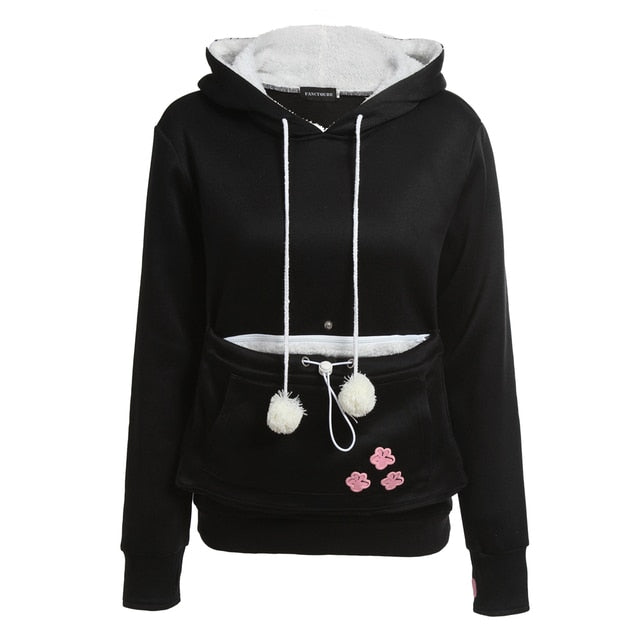 Katzen Hoodie Pfoten Plaza